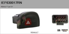 RENAULT NISSAN IEF630017RN - Interruptor intermitente de aviso