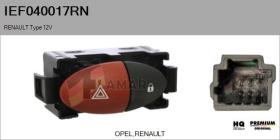 RENAULT NISSAN IEF040017RN - Interruptor intermitente de aviso