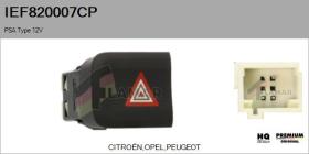 PSA IEF820007CP - Interruptor intermitente de aviso