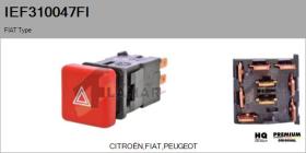 FIAT IEF310047FI - Interruptor intermitente de aviso FIAT Type