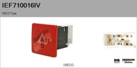 IVECO IEF710016IV - Interruptor intermitente de aviso IVECO Type