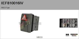 IVECO IEF810016IV - Interruptor intermitente de aviso IVECO Type