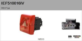 IVECO IEF510016IV - Interruptor intermitente de aviso IVECO Type