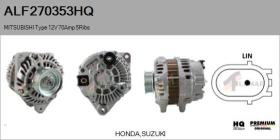 HQ ALF270353HQ - MITSUBISHI Type 12V 70Amp PR5