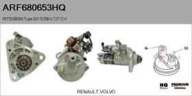 HQ ARF680653HQ - MITSUBISHI Type 24V 5,50kW 12T CW