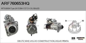 HQ ARF760653HQ - MITSUBISHI Type 24V 5,50kW 12T CW