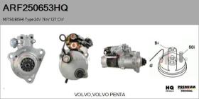 HQ ARF250653HQ - MITSUBISHI Type 24V 7,00kW 12T CW