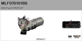 BOSCH MLF070101BS - MOT.LP. NUEVO ORIG. BOSCH Type 12V FRONT VHD