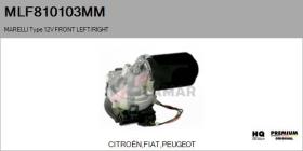  MLF810103MM - MOT.LP. NUEVO ORIG. MARELLI Type 12V FRONT VHD