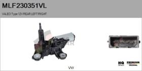  MLF230351VL - MOT.LP. NUEVO ORIG. VALEO Type 12V REAR HHD