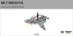 VALEO MLF680351VL - MOT.LP. NUEVO ORIG. VALEO Type 12V REAR HHD