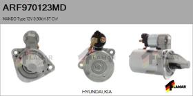 MANDO VALEO KOREA ARF970123MD - Motor de arranque