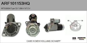  ARF101153HQ - Motor de arranque MITSUBISHI Type 12V 1,60kW 14T CW