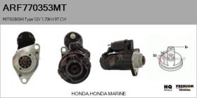 MITSUBISHI ARF770353MT - Motor de arranque MITSUBISHI Type 12V 1,70kW 9T CW