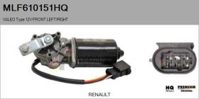 HQ MLF610151HQ - Motor del limpiaparabrisas