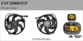 PSA EVF330007CP - Motor eléctrico, ventilador del radiador PSA Type 12V 25Amp