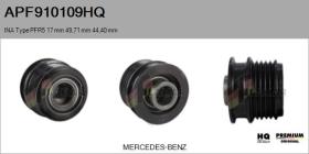 HQ APF910109HQ - POLEAS NUEVO INA Type PFR5 17,00 mm 49,71 mm 44,40 mm