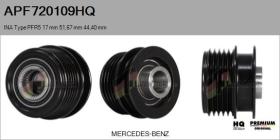 HQ APF720109HQ - POLEAS NUEVO INA Type PFR5 17,00 mm 51,67 mm 44,40 mm