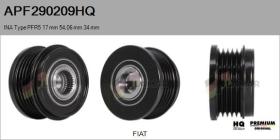 HQ APF290209HQ - POLEAS NUEVO INA Type PFR5 17,00 mm 54,06 mm 34,00 mm