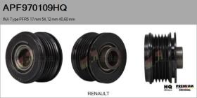  APF970109HQ - POLEAS NUEVO INA Type PFR5 17,00 mm 54,12 mm 40,60 mm