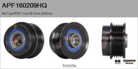 HQ APF160209HQ - POLEAS NUEVO INA Type PFR5 17,00 mm 59,70 mm 39,90 mm