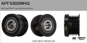 HQ APF530209HQ - POLEAS NUEVO INA Type PFR6 17,00 mm 49,35 mm 34,60 mm