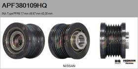 HQ APF380109HQ - POLEAS NUEVO INA Type PFR6 17,00 mm 49,67 mm 40,30 mm