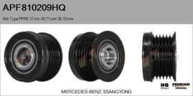  APF810209HQ - POLEAS NUEVO INA Type PFR6 17,00 mm 49,71 mm 36,10 mm