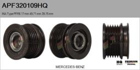 HQ APF320109HQ - POLEAS NUEVO INA Type PFR6 17,00 mm 49,71 mm 39,15 mm