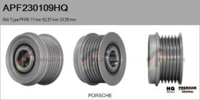 HQ APF230109HQ - POLEAS NUEVO INA Type PFR6 17,00 mm 52,57 mm 33,50 mm