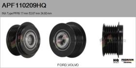 HQ APF110209HQ - POLEAS NUEVO INA Type PFR6 17,00 mm 53,67 mm 34,60 mm