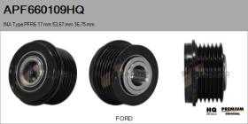  APF660109HQ - POLEAS NUEVO INA Type PFR6 17,00 mm 53,67 mm 36,75 mm