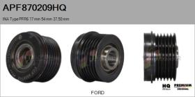  APF870209HQ - POLEAS NUEVO INA Type PFR6 17,00 mm 54,00 mm 37,50 mm