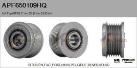 HQ APF650109HQ - POLEAS NUEVO INA Type PFR6 17,00 mm 55,67 mm 33,60 mm