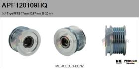 HQ APF120109HQ - POLEAS NUEVO INA Type PFR6 17,00 mm 55,67 mm 38,20 mm