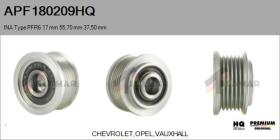 HQ APF180209HQ - POLEAS NUEVO INA Type PFR6 17,00 mm 55,70 mm 37,50 mm