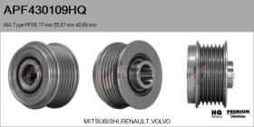 HQ APF430109HQ - POLEAS NUEVO INA Type PFR6 17,00 mm 55,87 mm 40,66 mm