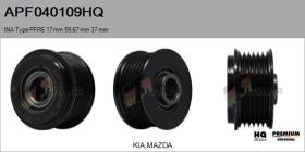 HQ APF040109HQ - POLEAS NUEVO INA Type PFR6 17,00 mm 59,67 mm 37,00 mm