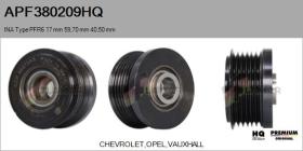 HQ APF380209HQ - POLEAS NUEVO INA Type PFR6 17,00 mm 59,70 mm 40,50 mm