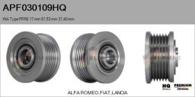 HQ APF030109HQ - POLEAS NUEVO INA Type PFR6 17,00 mm 61,53 mm 37,40 mm