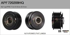 HQ APF720209HQ - POLEAS NUEVO INA Type PFR6 17,00 mm 61,53 mm 39,10 mm