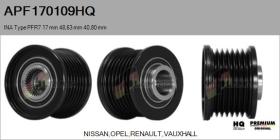 HQ APF170109HQ - POLEAS NUEVO INA Type PFR7 17,00 mm 48,63 mm 40,80 mm