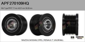 HQ APF270109HQ - POLEAS NUEVO INA Type PFR7 17,00 mm 48,91 mm 36,80 mm