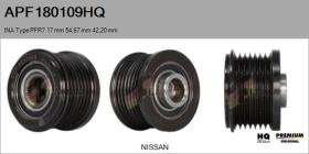 HQ APF180109HQ - POLEAS NUEVO INA Type PFR7 17,00 mm 54,67 mm 42,20 mm