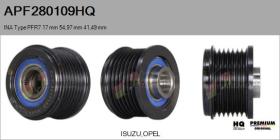 HQ APF280109HQ - POLEAS NUEVO INA Type PFR7 17,00 mm 54,97 mm 41,49 mm