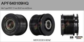 HQ APF640109HQ - POLEAS NUEVO INA Type PFR7 17,00 mm 55,67 mm 44,50 mm