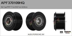 HQ APF370109HQ - POLEAS NUEVO INA Type PFR7 17,00 mm 55,87 mm 34,90 mm