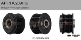 HQ APF170209HQ - POLEAS NUEVO INA Type PFR7 17,00 mm 60,00 mm 39,90 mm