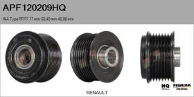 HQ APF120209HQ - POLEAS NUEVO INA Type PFR7 17,00 mm 60,40 mm 40,88 mm