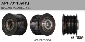 HQ APF701109HQ - POLEAS NUEVO INA Type PFR8 17,00 mm 50,02 mm 39,95 mm